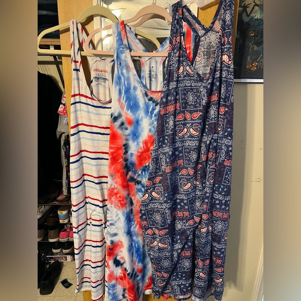 3 summer nightgowns
